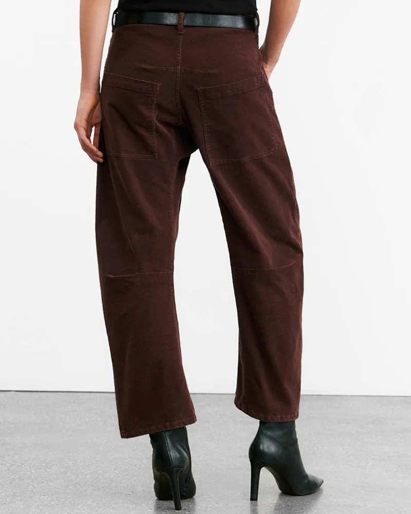Shon Cotton-Blend Corduroy Tapered Pants