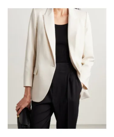 Long-Sleeved Suit Jacket