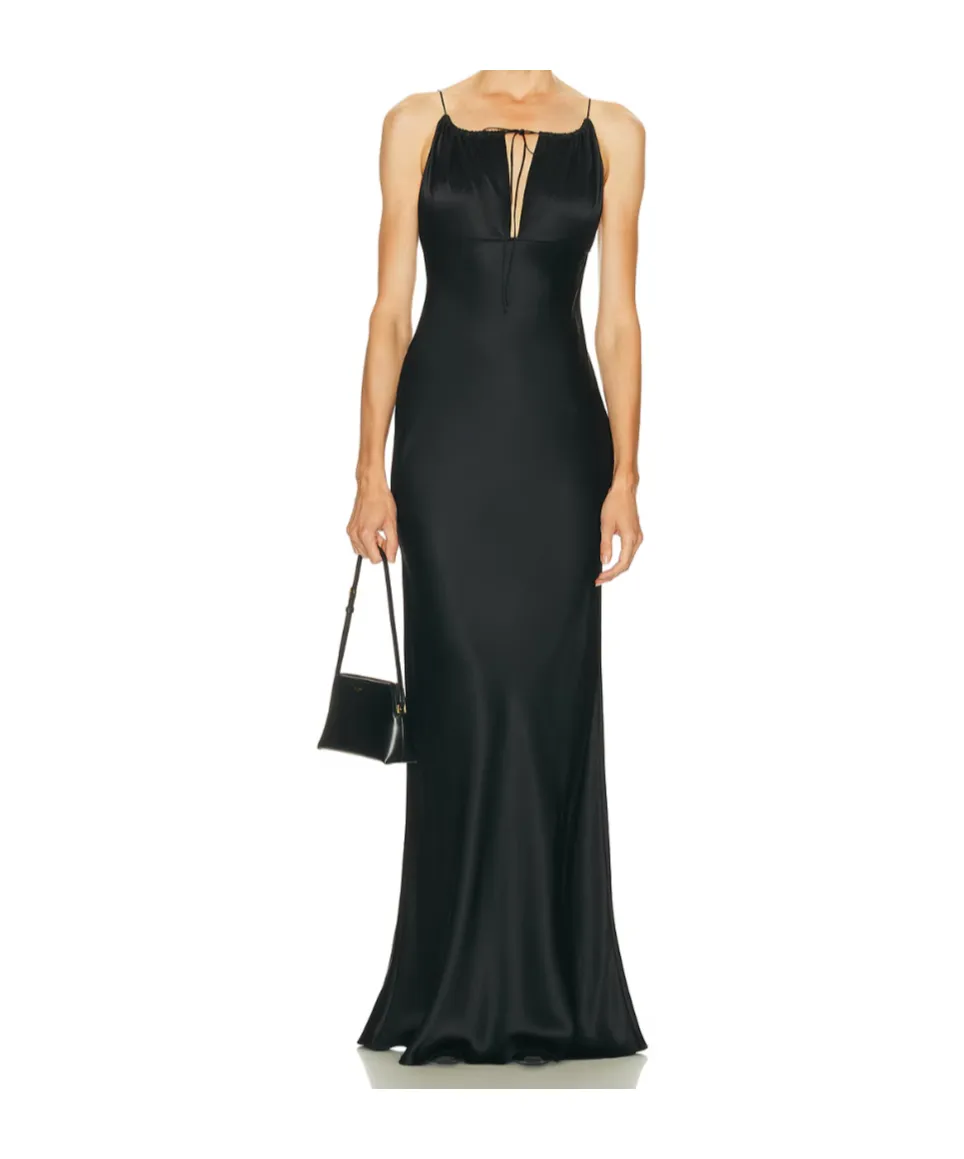 Ardelle Silk-Charmeuse Gown