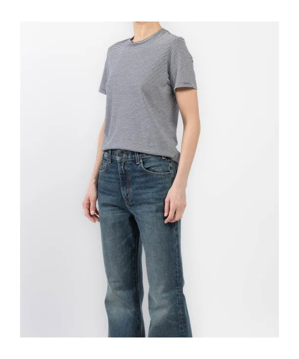 Lana Striped Cotton-Jersey T-Shirt