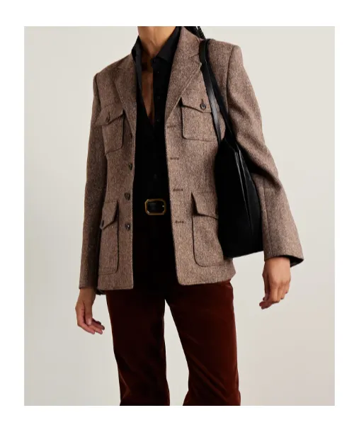 Fleur Wool-Blend Tweed Jacket
