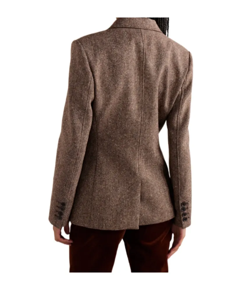 Fleur Wool-Blend Tweed Jacket