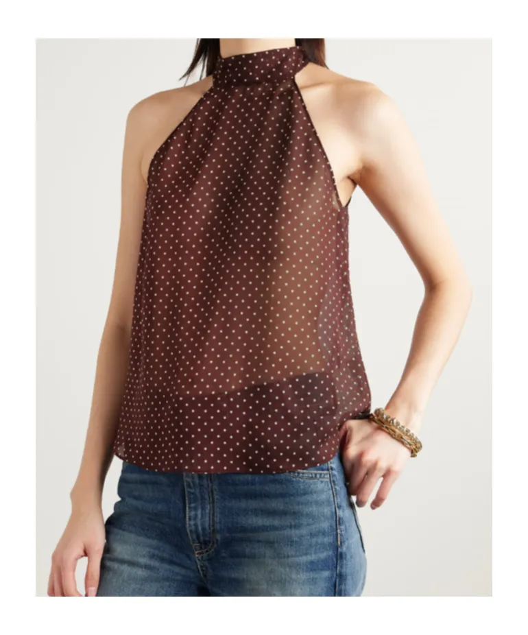Polka Dot Halter Top