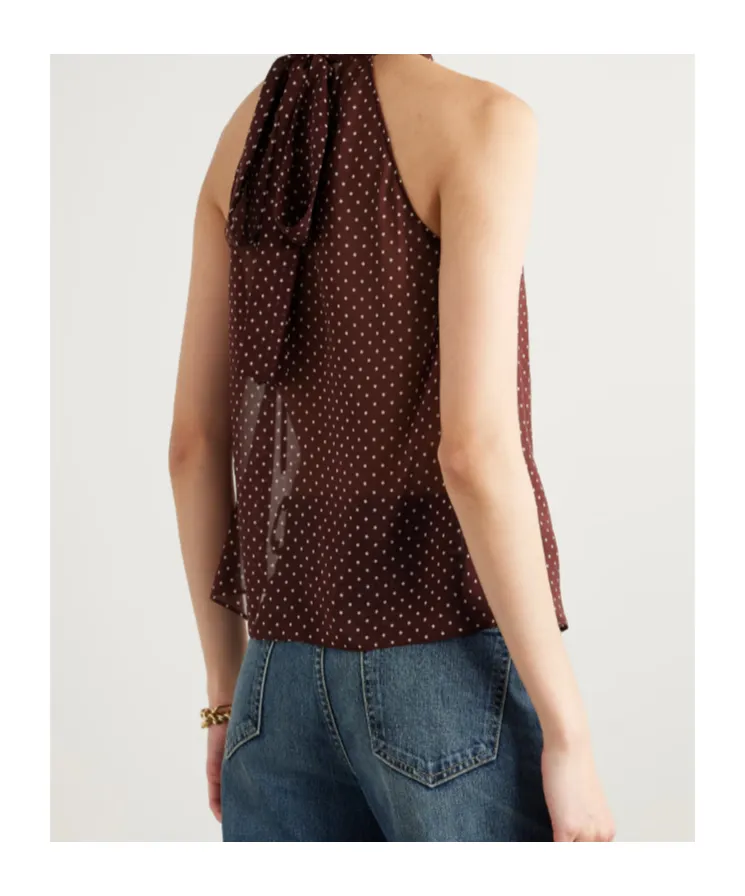 Polka Dot Halter Top