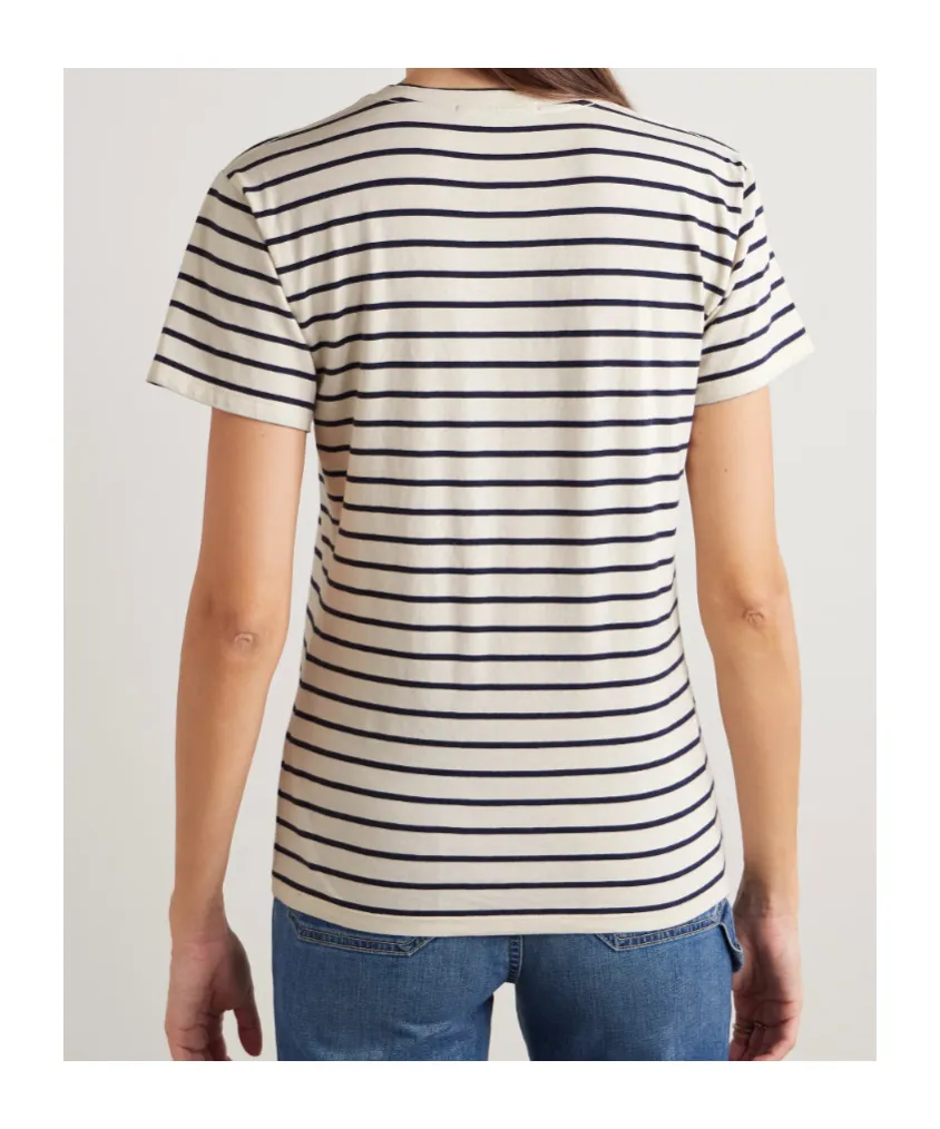 Lana Striped Cotton-Jersey T-Shirt