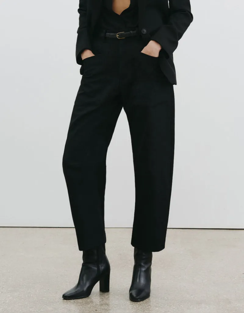 Shon Wool-Twill Tapered Pants