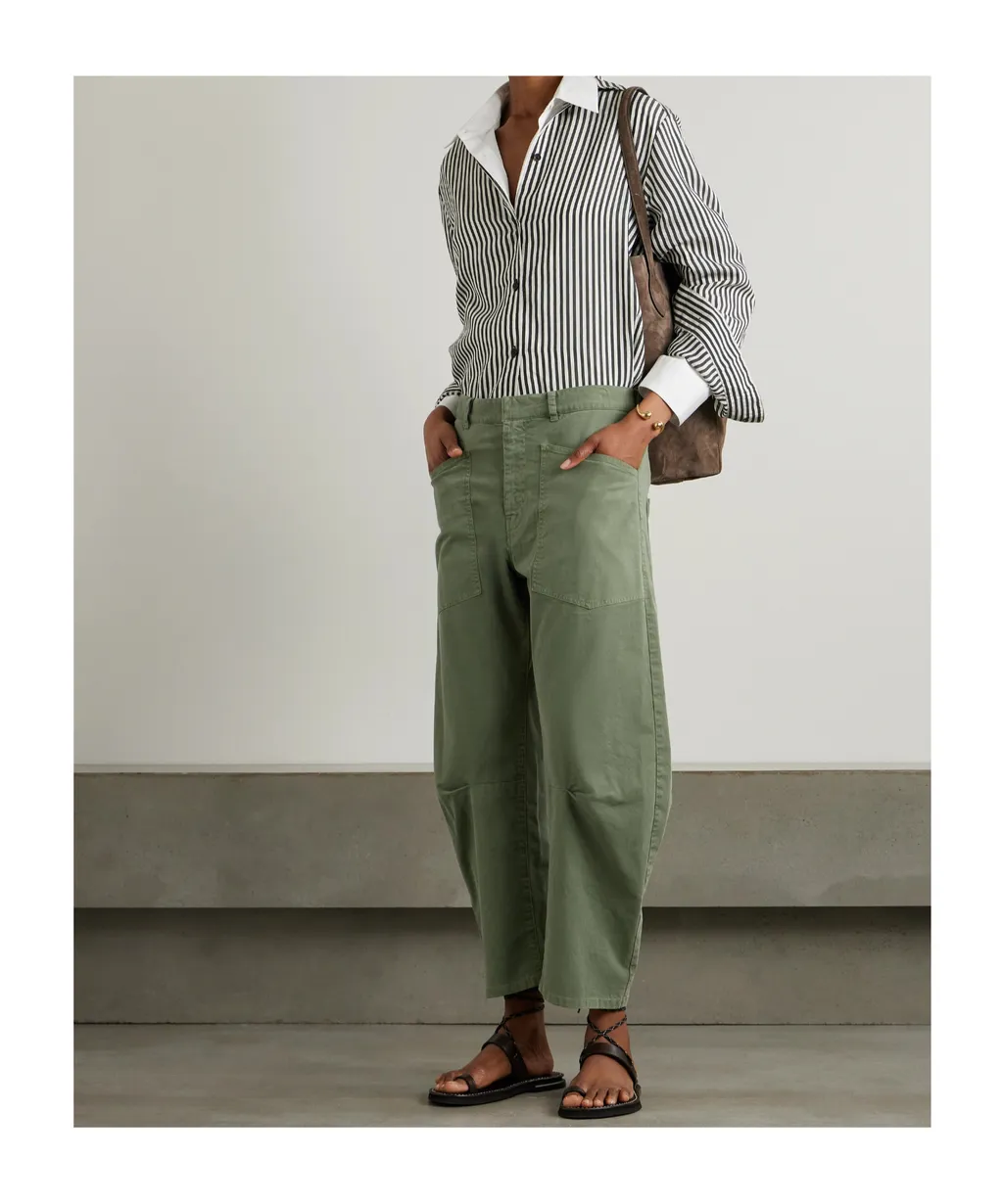 Shon Pleat Detail Track Pants