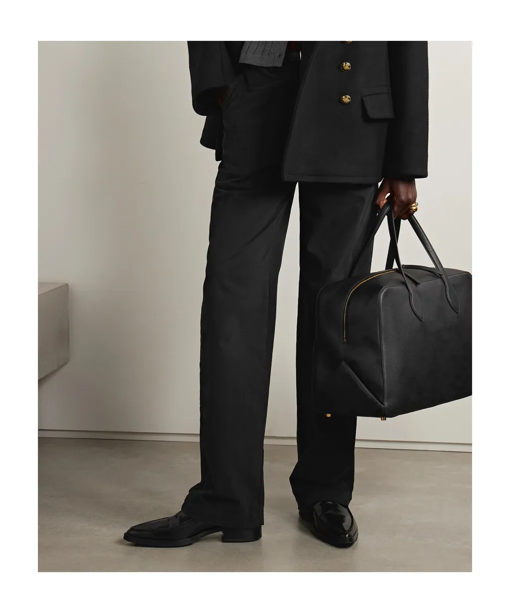 Eliot Twill Wide-Leg Pants
