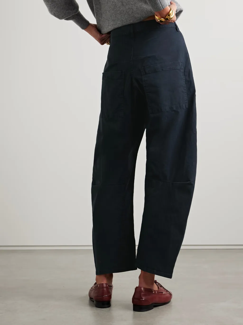 Shon Pleat Detail Track Pants