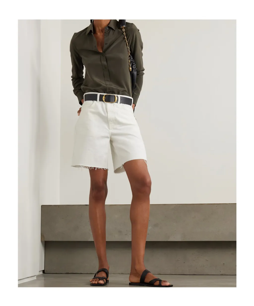 Russel Raw Edge Denim Shorts