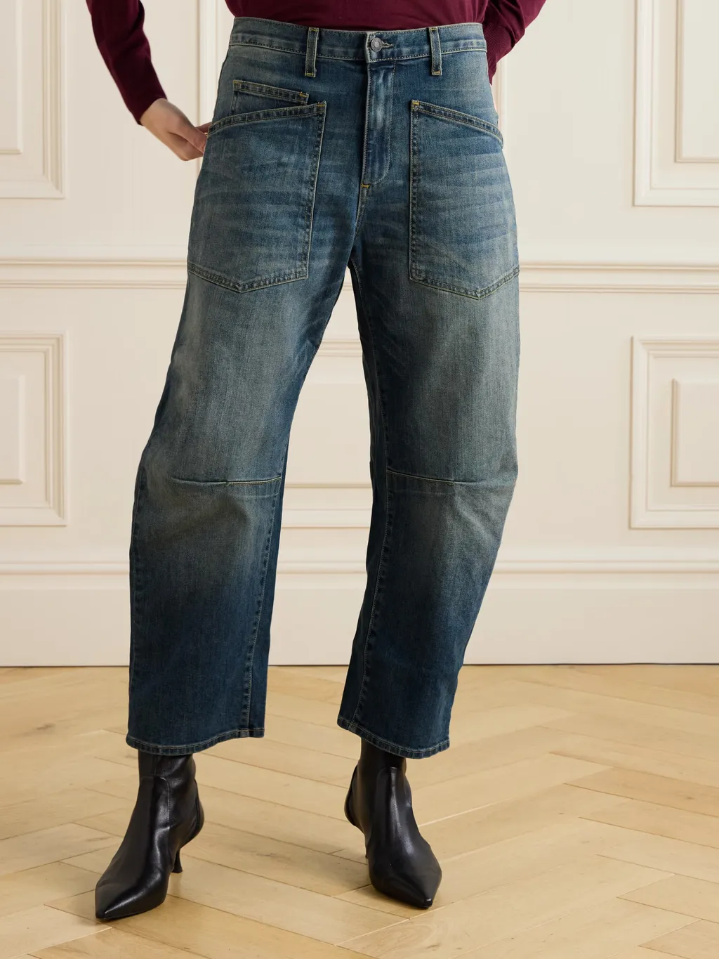 Shon Five-Pocket Denim Trousers