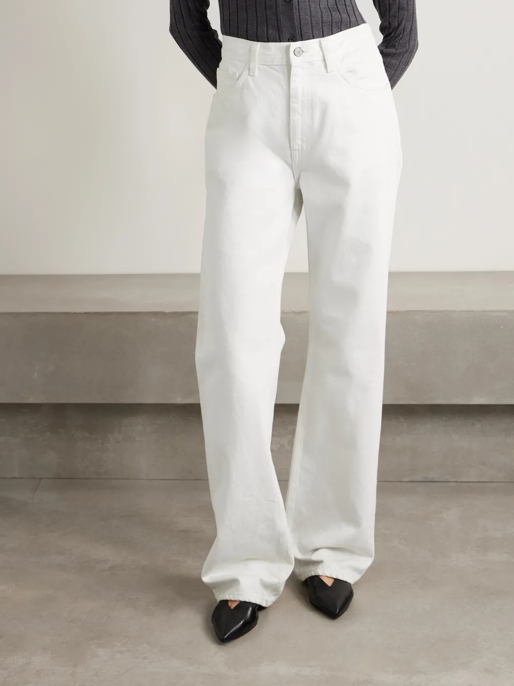 Mitchell High Waist Denim Trousers