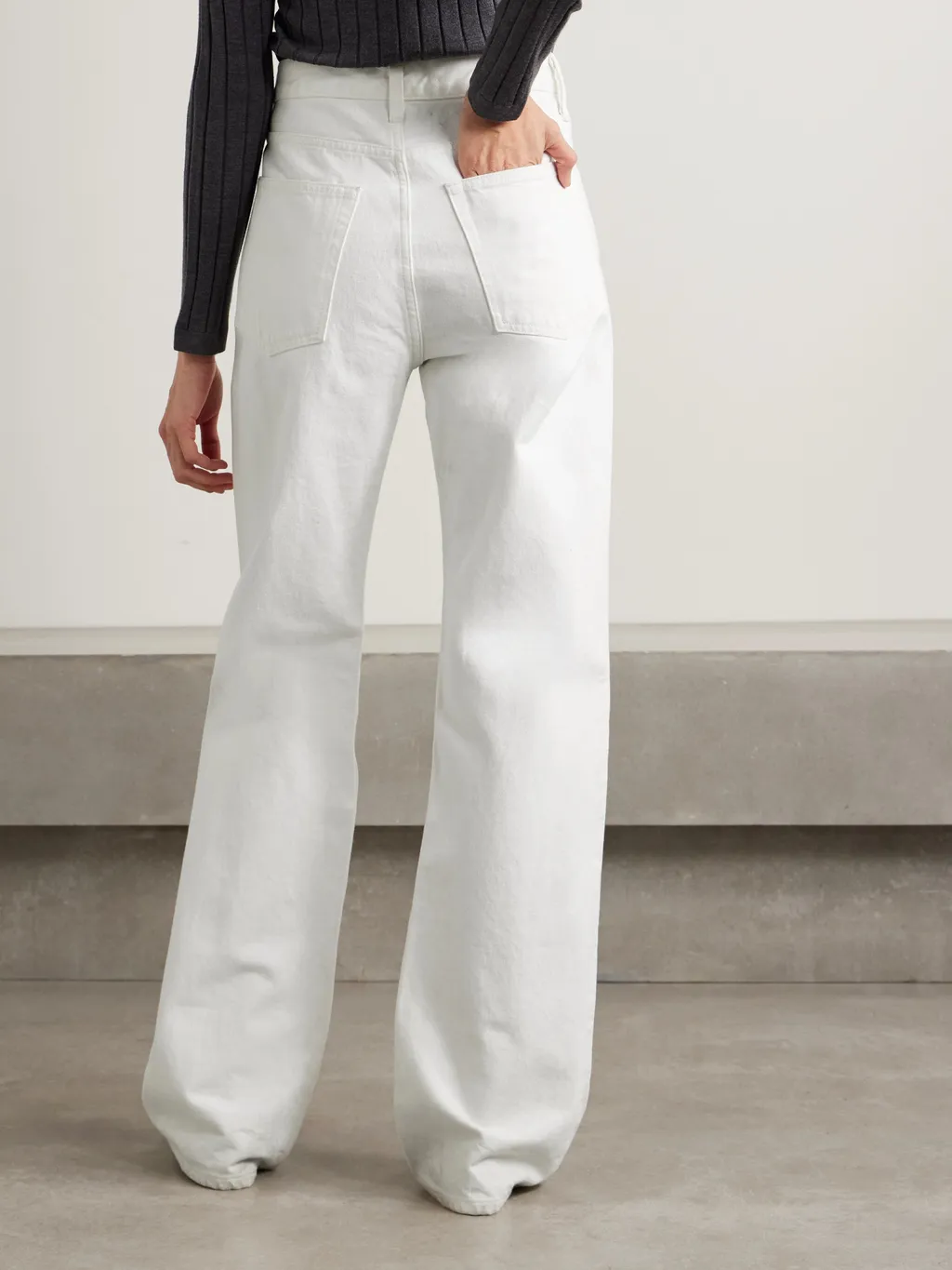 Mitchell High Waist Denim Trousers