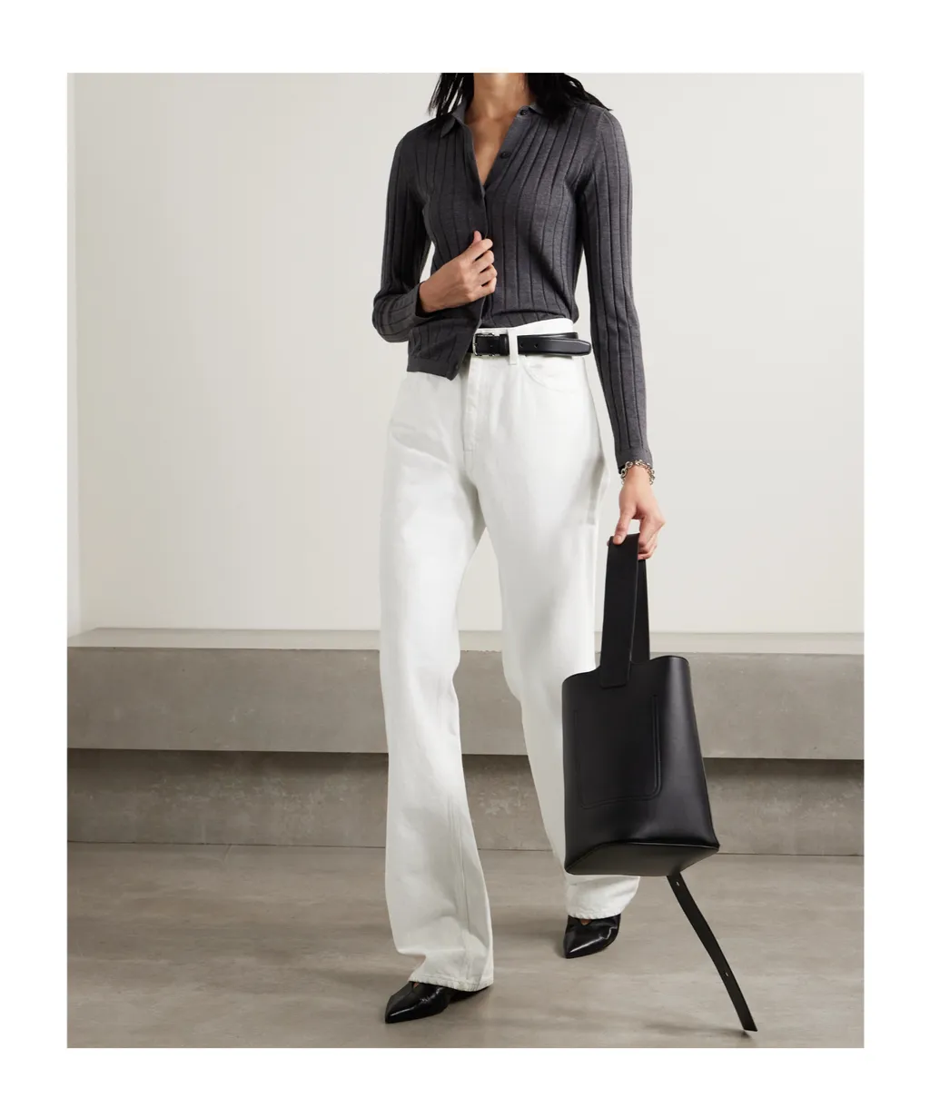Mitchell High Waist Denim Trousers