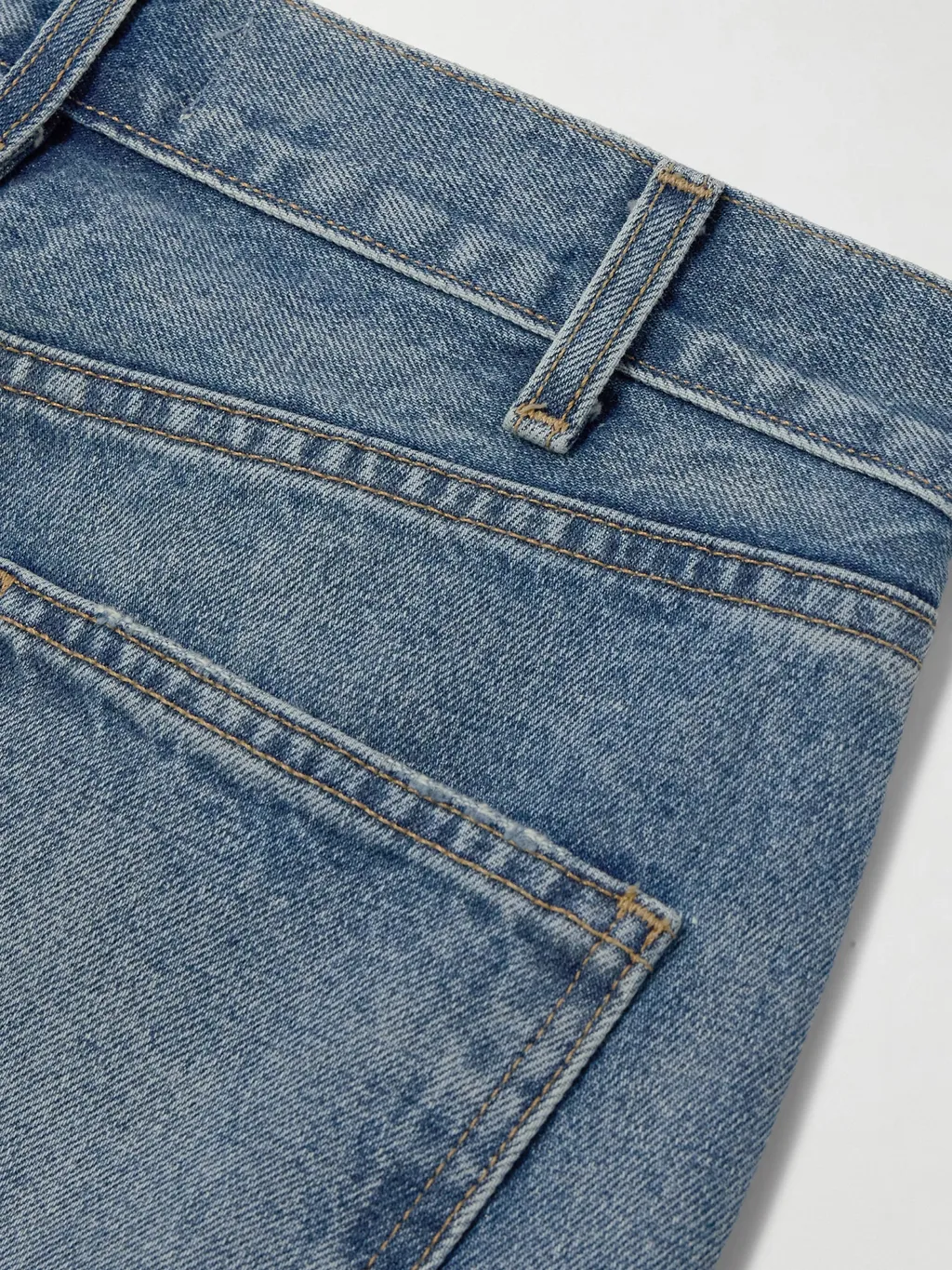 Flared-Cut Leg Jeans