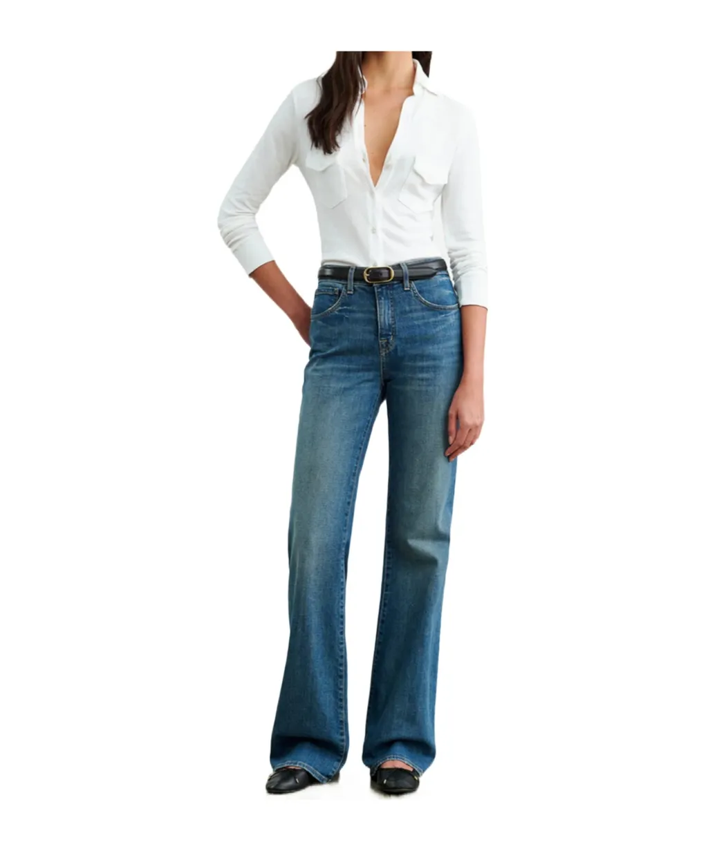 Faded Bootcut Jeans