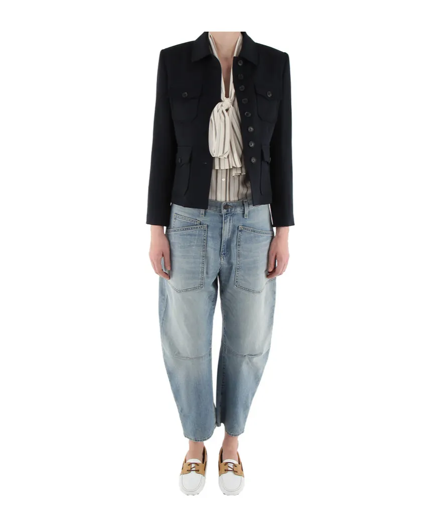 Buttoned Utility Jacket