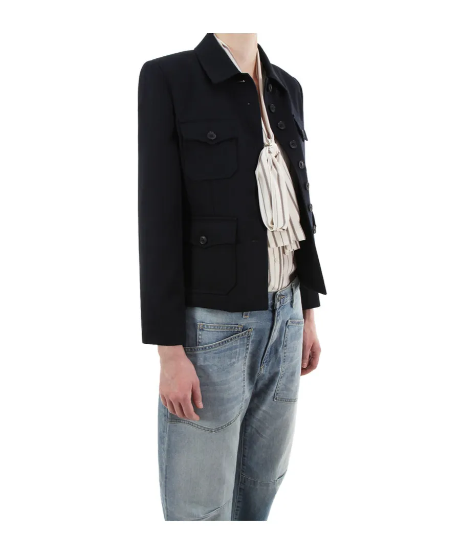Buttoned Utility Jacket