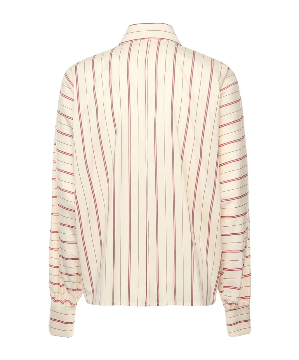 Nineminutes Striped Button-Up Shirt