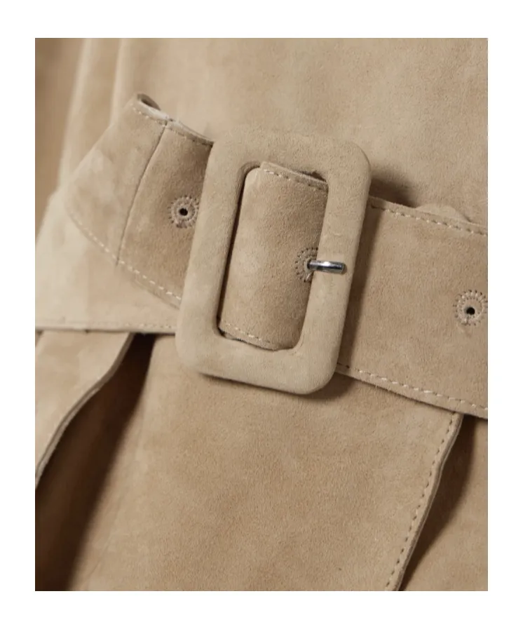 Long-Sleeved Trench Coat