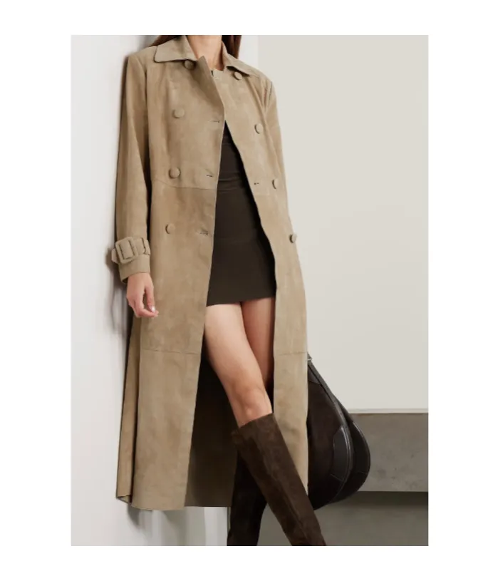 Long-Sleeved Trench Coat