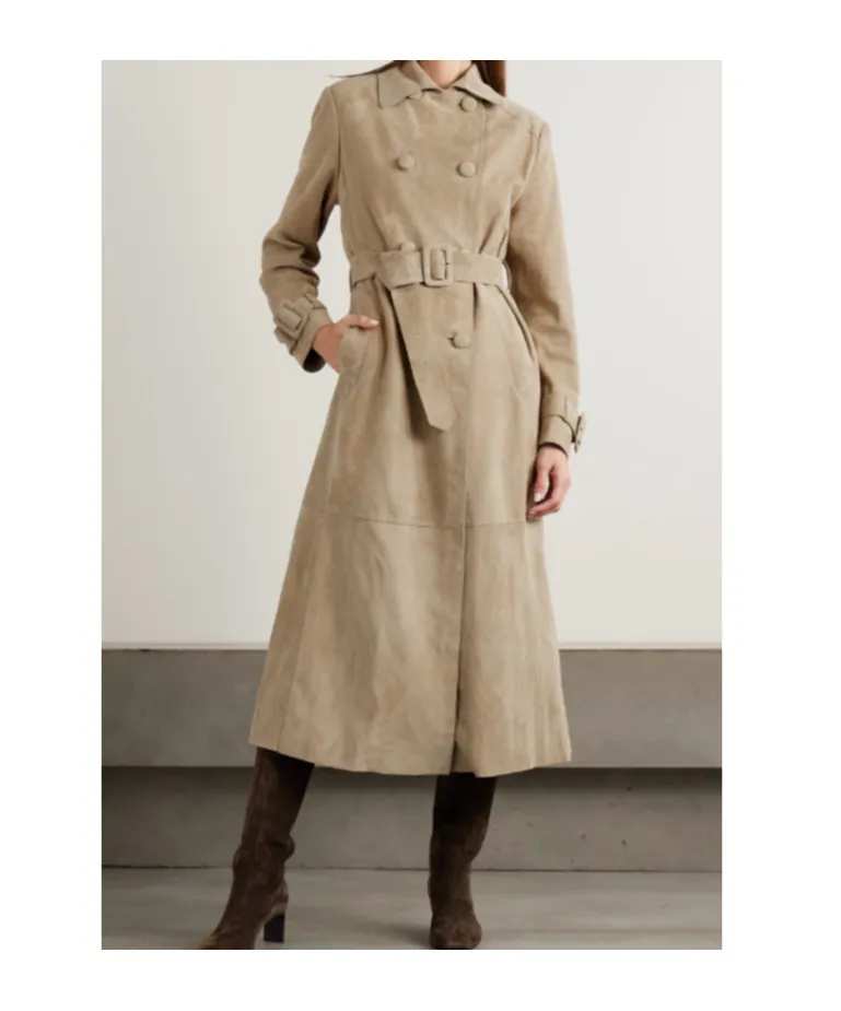 Long-Sleeved Trench Coat