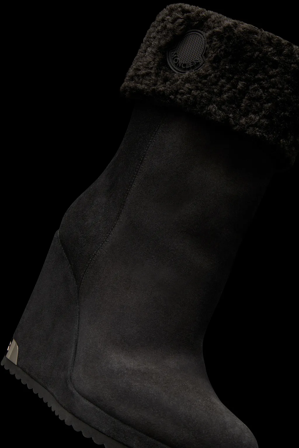 Wedge Sole Suede Boots