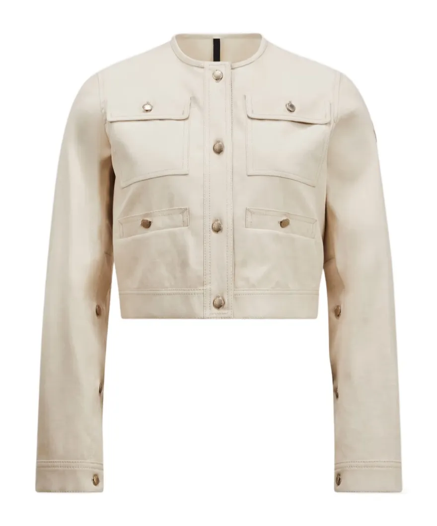 Crewneck Cropped Blend Jacket