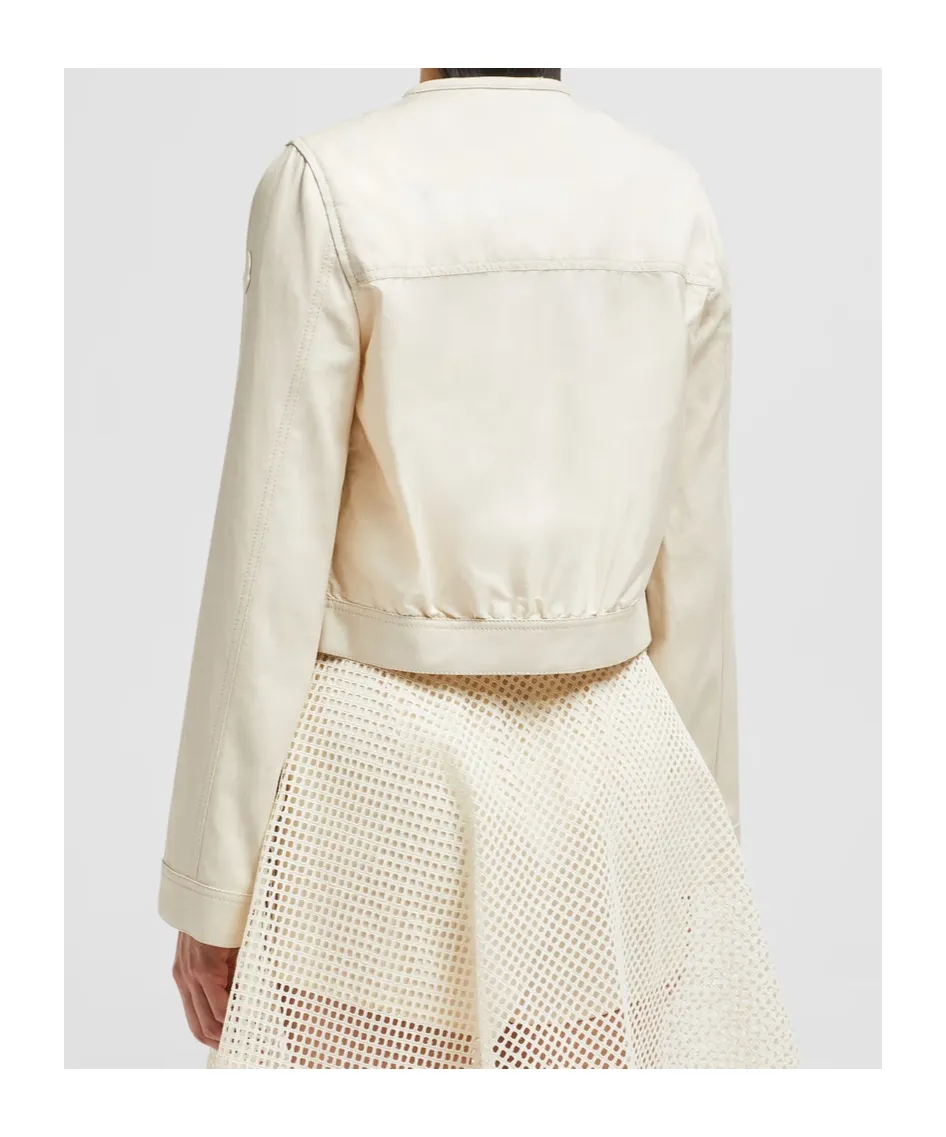 Crewneck Cropped Blend Jacket