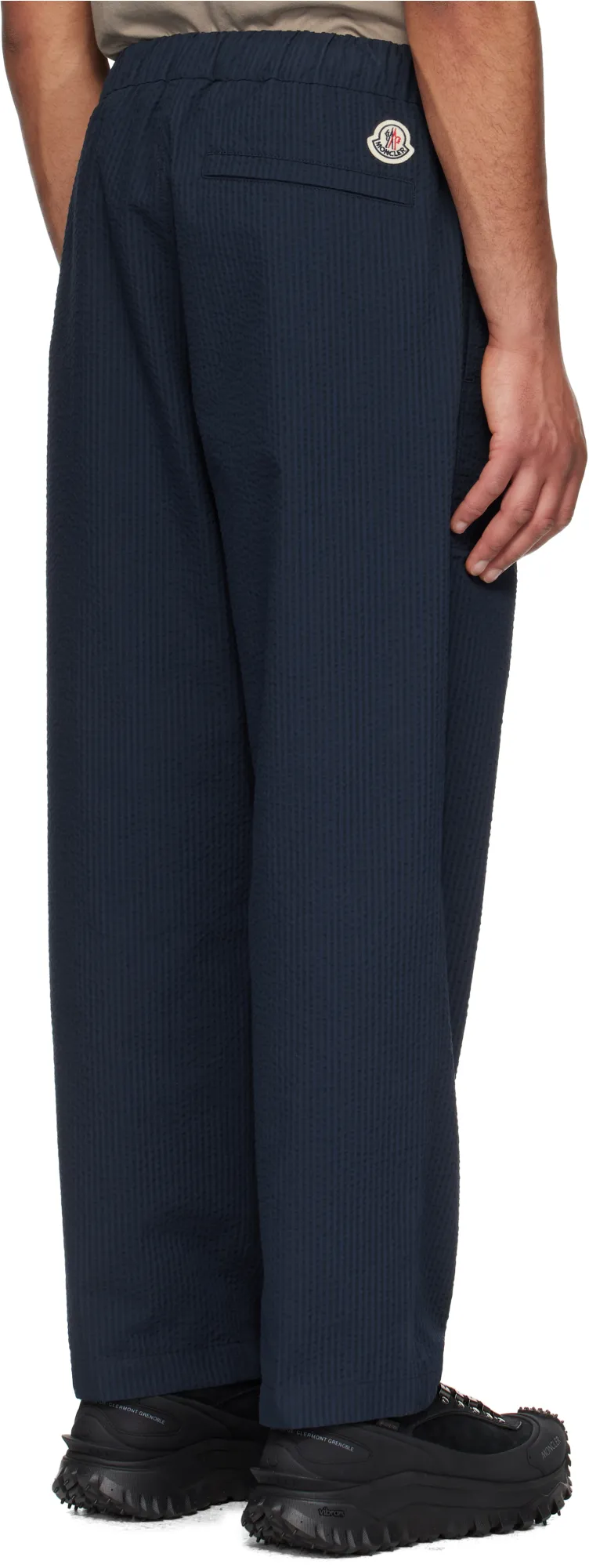 Belted Seersucker Pants