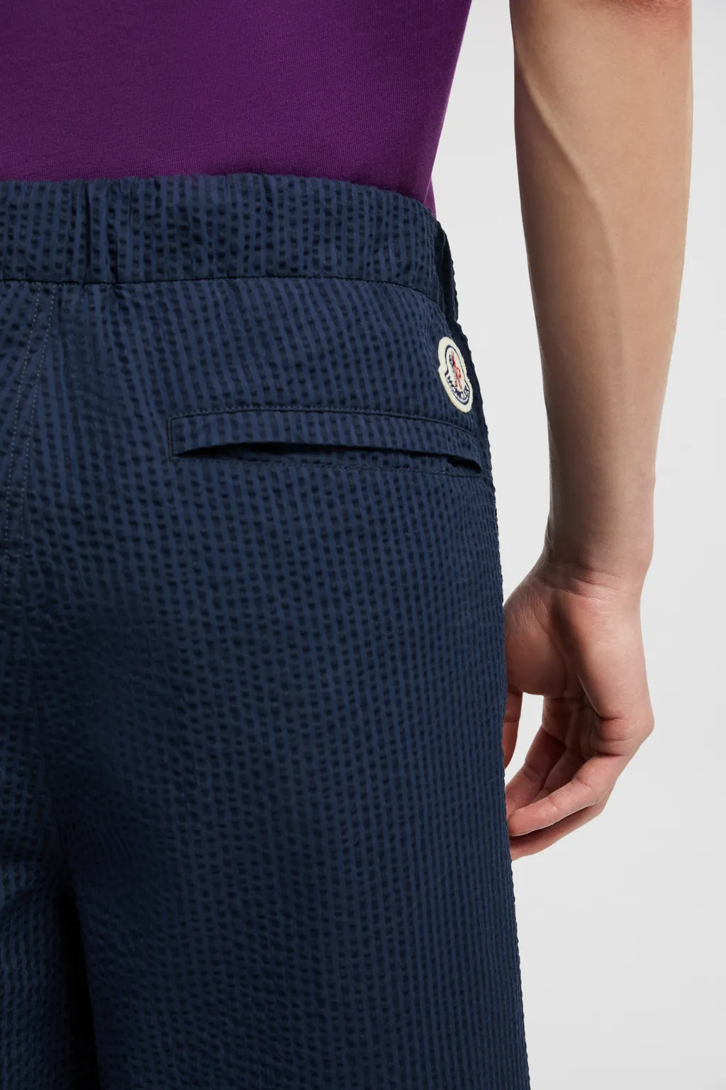 Belted Seersucker Pants
