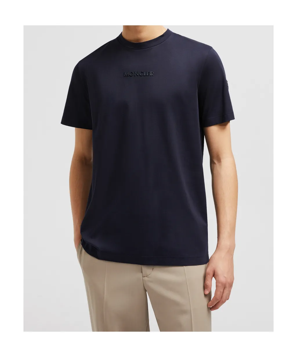 Logo Embroidered Crewneck T-Shirt
