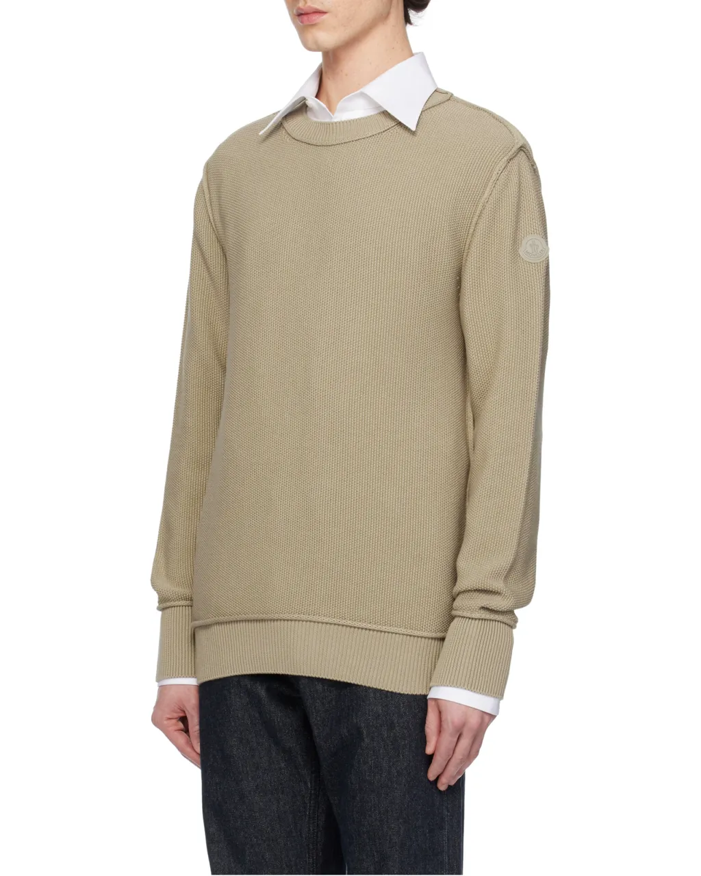 Textured Cotton Sweater