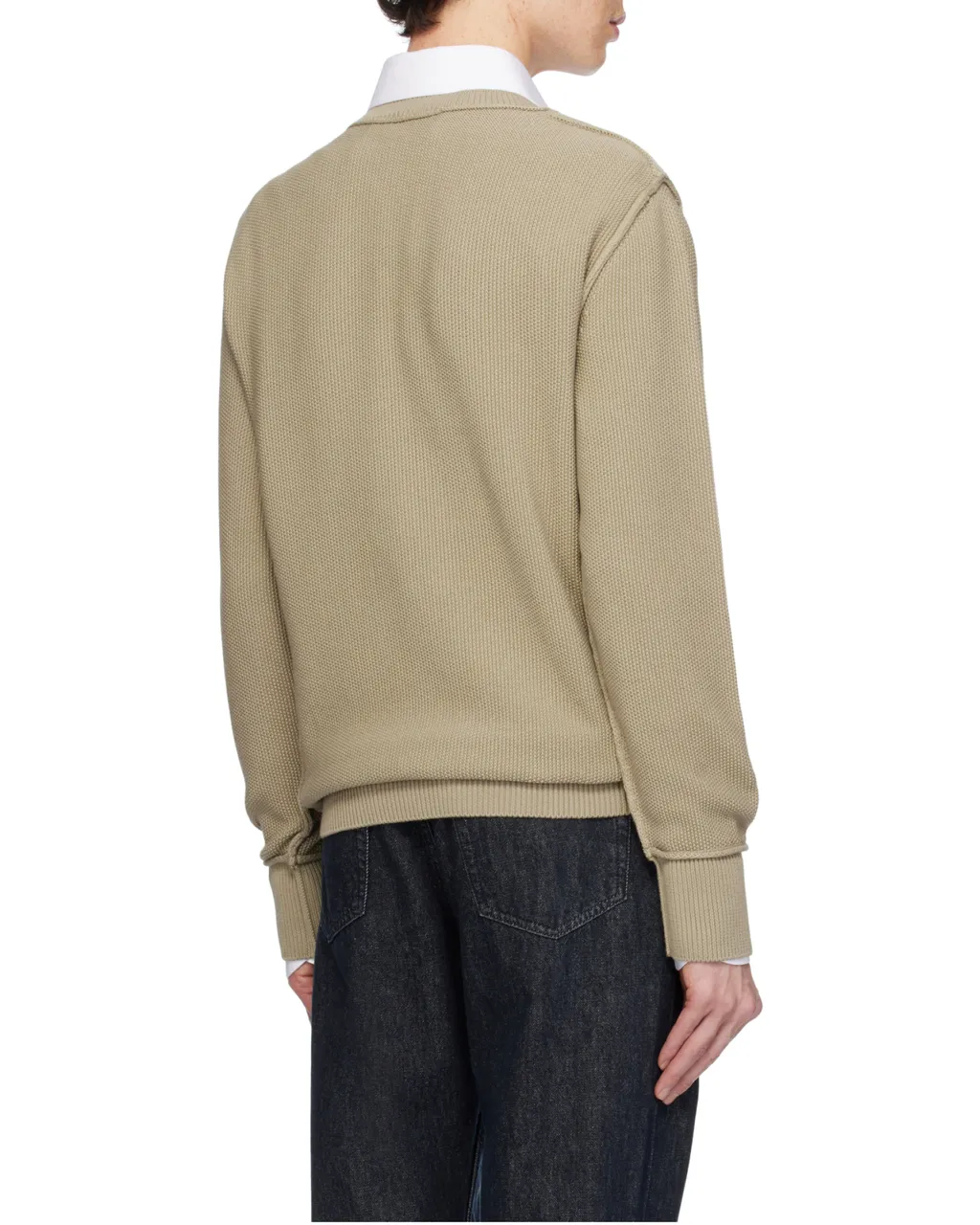 Textured Cotton Sweater