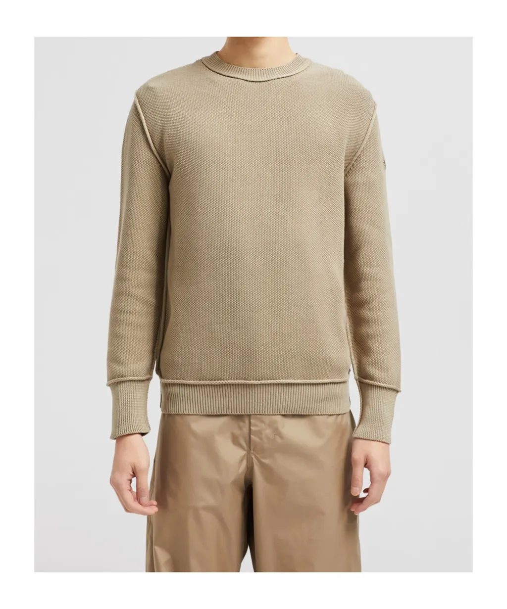 Textured Cotton Sweater