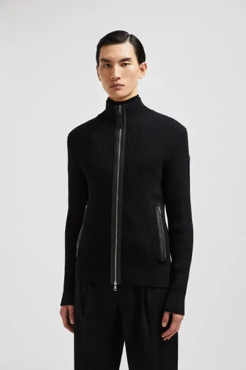 Wool Zip-Up Cardigan