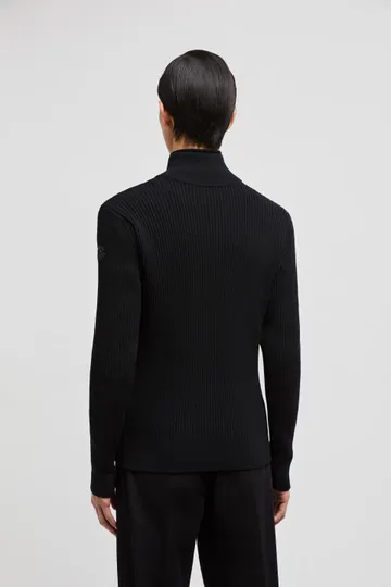 Wool Zip-Up Cardigan