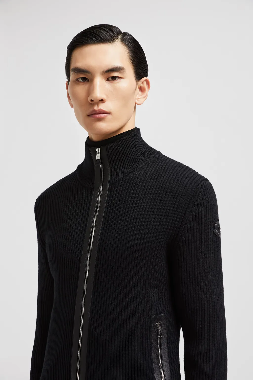 Wool Zip-Up Cardigan