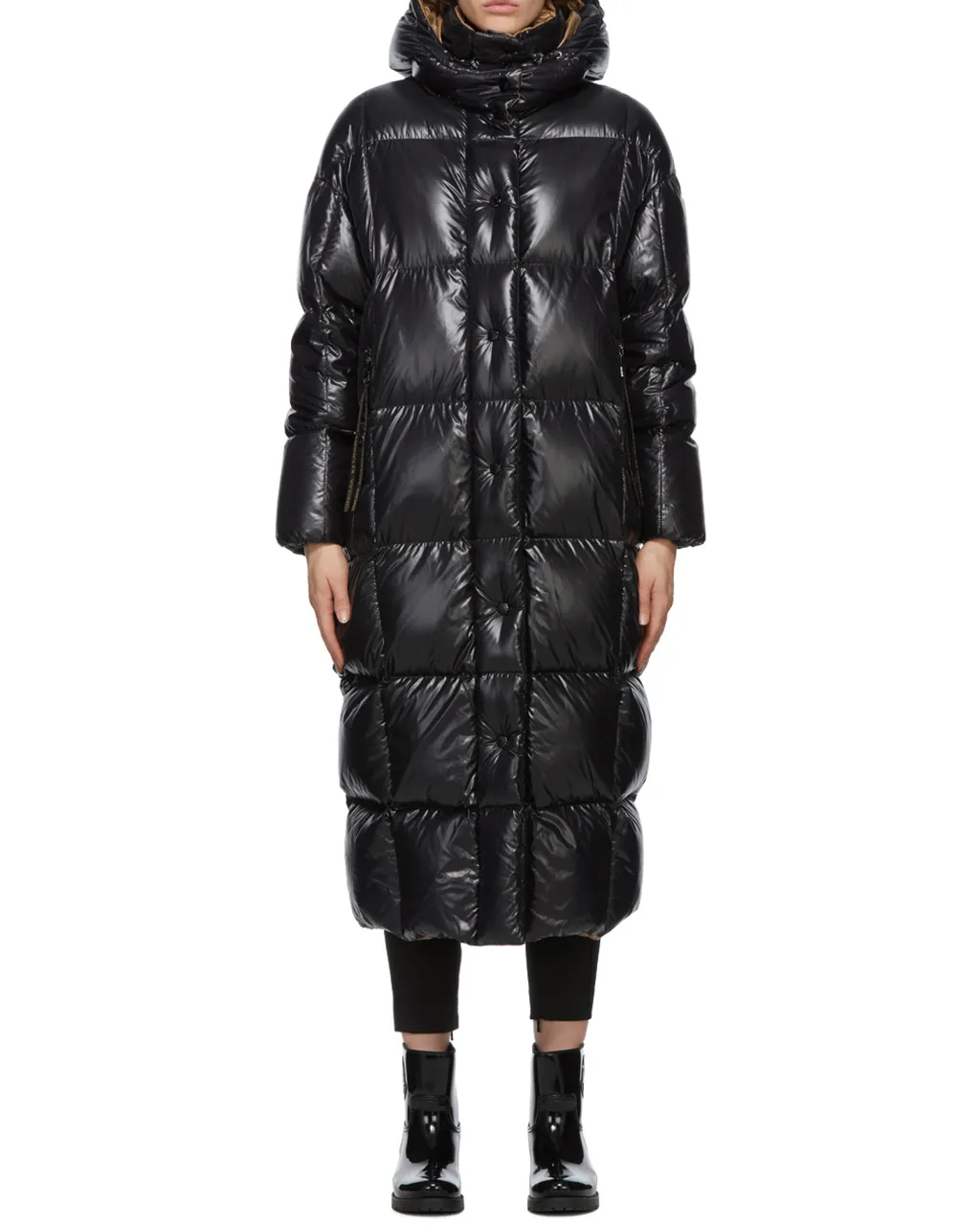 Parnaiba Hooded Long Down Jacket