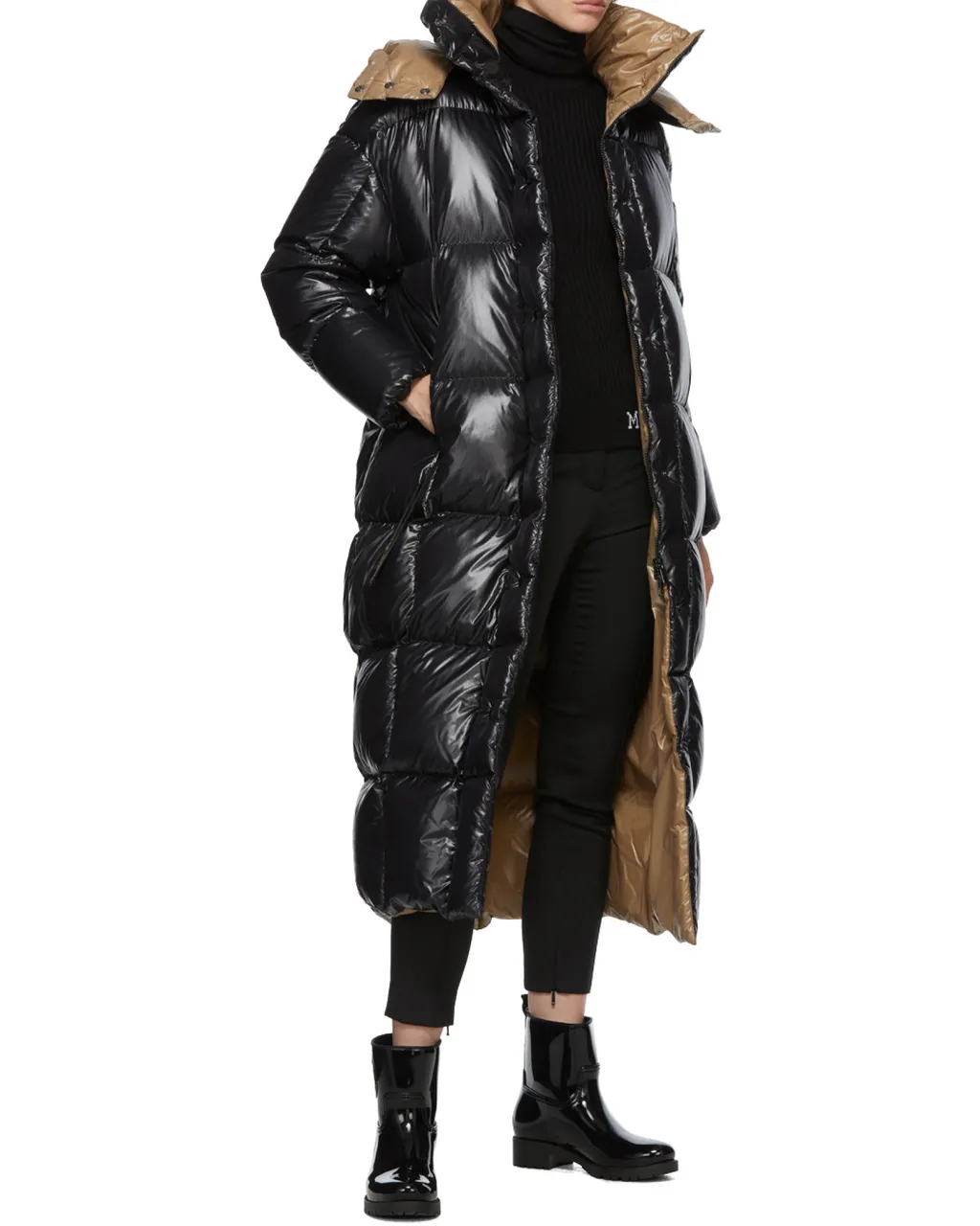 Parnaiba Hooded Long Down Jacket