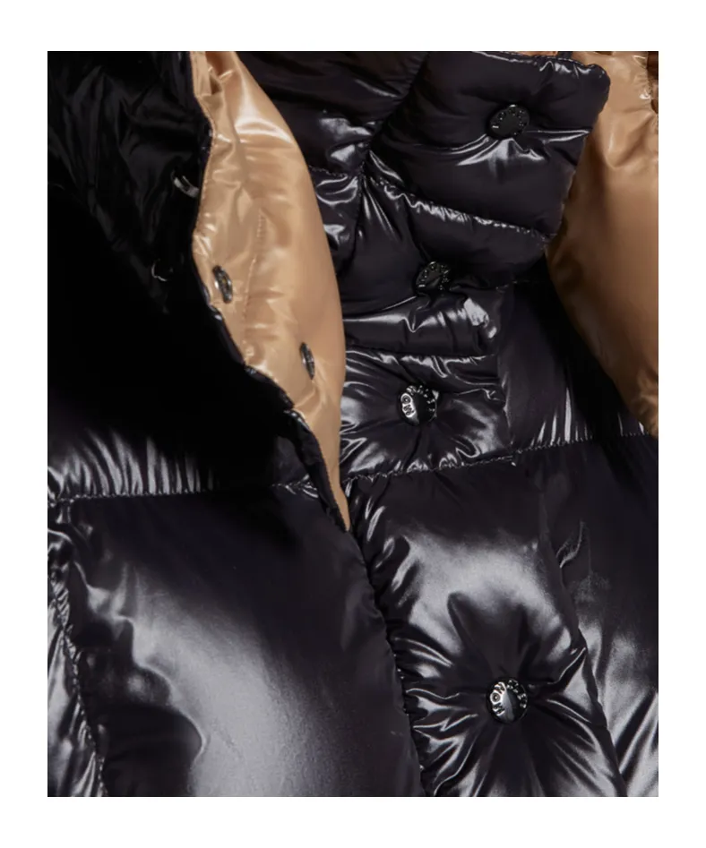 Parnaiba Hooded Long Down Jacket