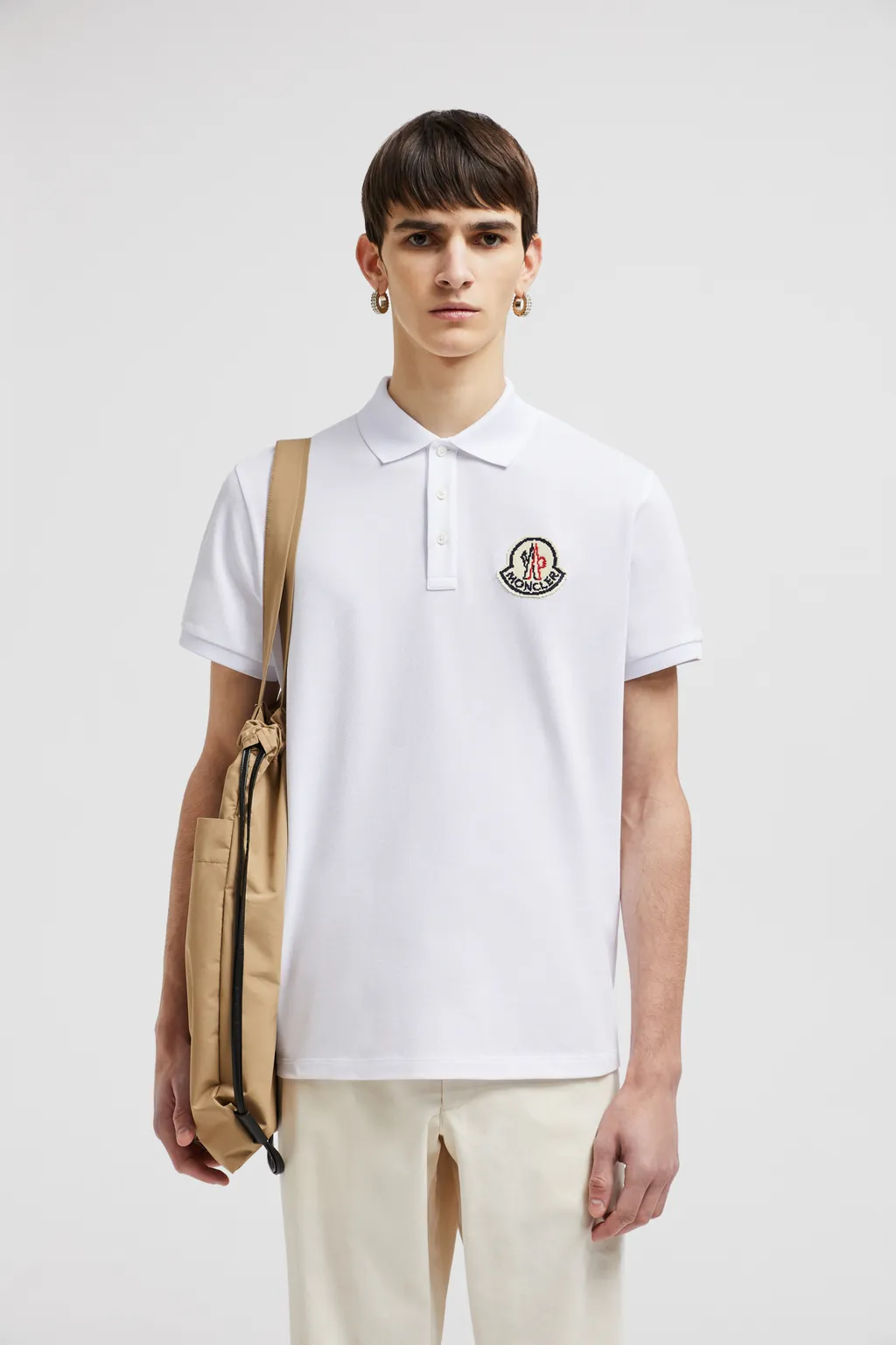 Logo Patch Polo Shirt