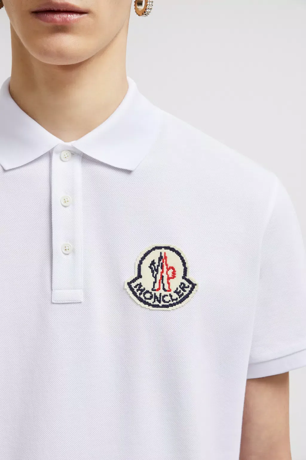 Logo Patch Polo Shirt