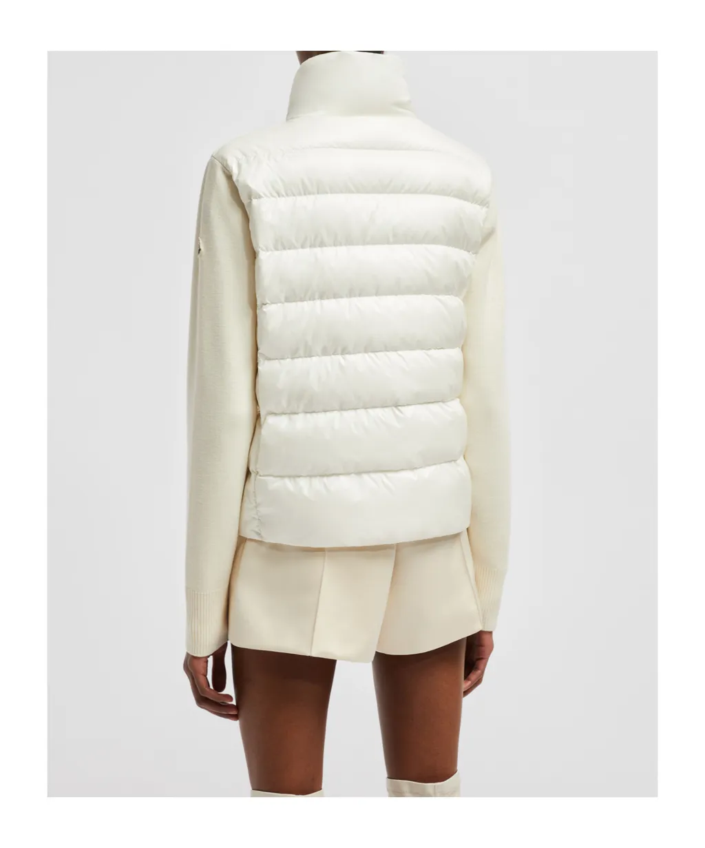 Panelled Zip-Up Padded Jacket