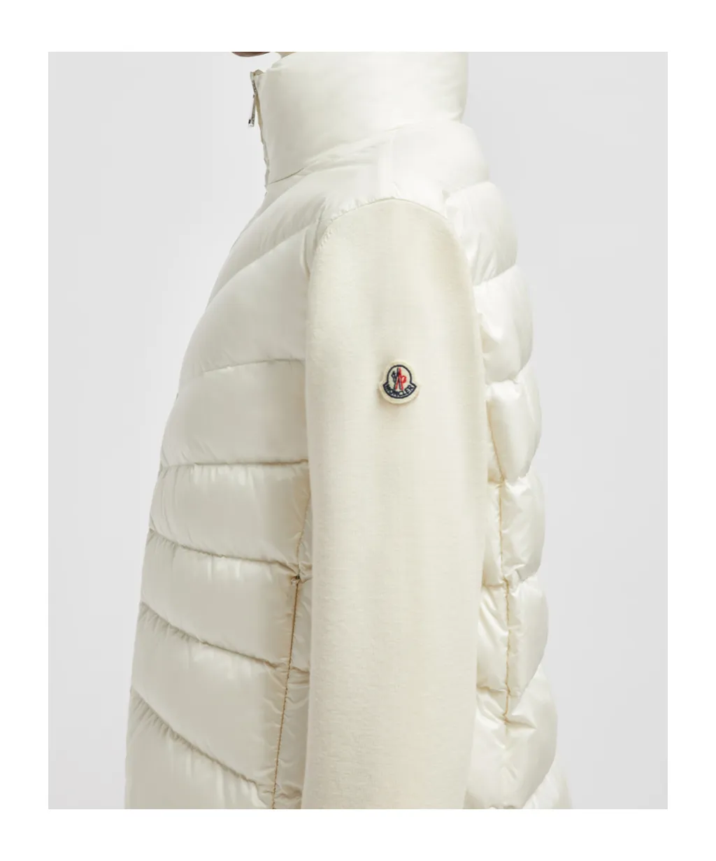 Panelled Zip-Up Padded Jacket