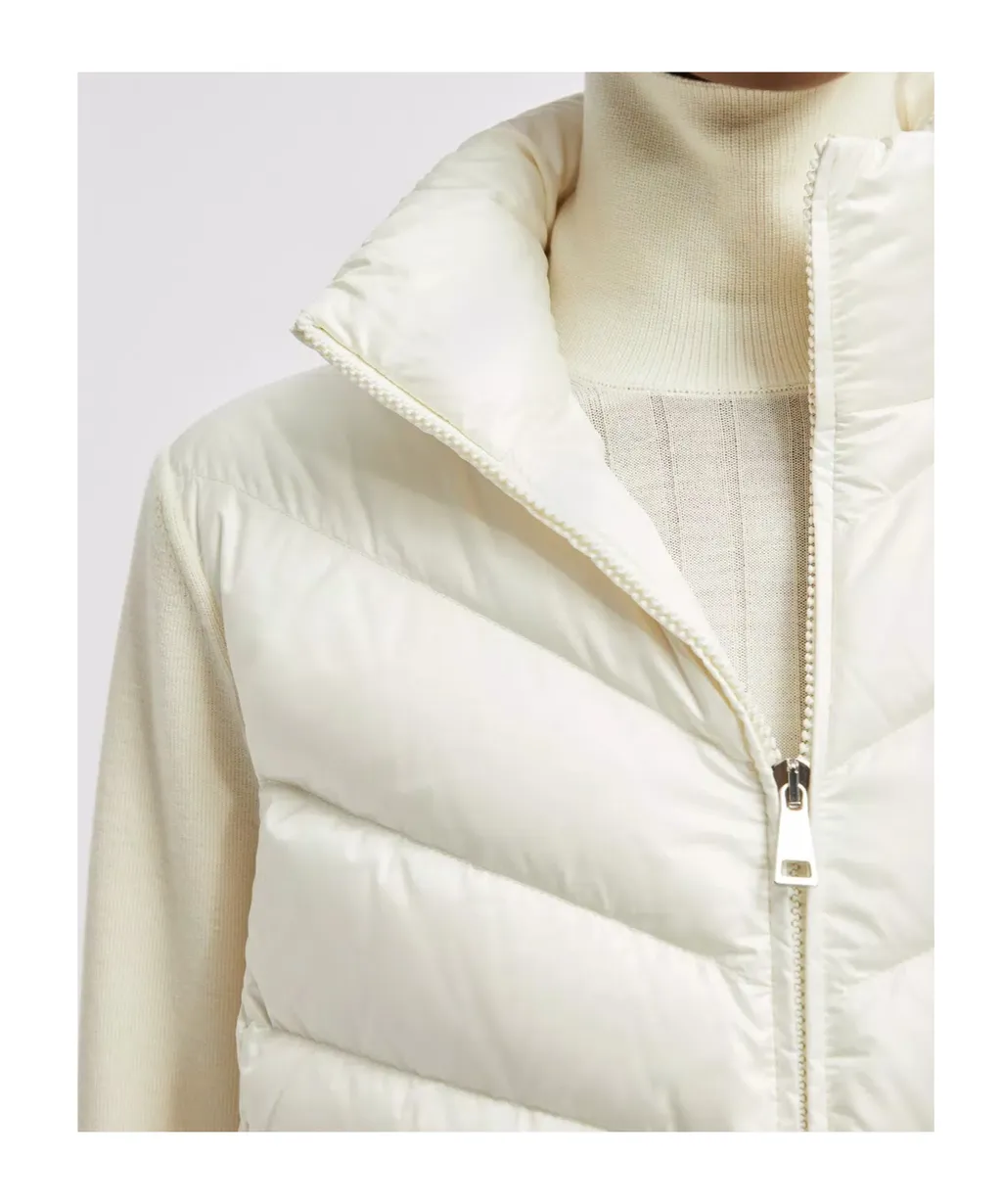Panelled Zip-Up Padded Jacket