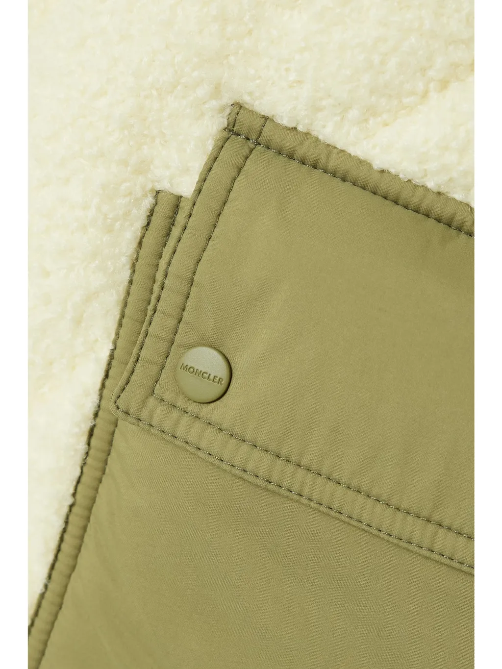 Jonquille Fleece Quilted Down Jacket