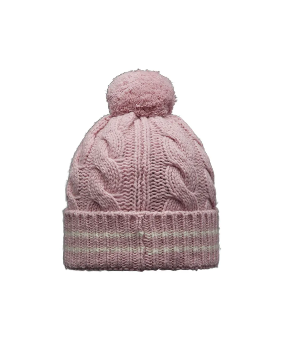 Wool Beanie With Pom Pom