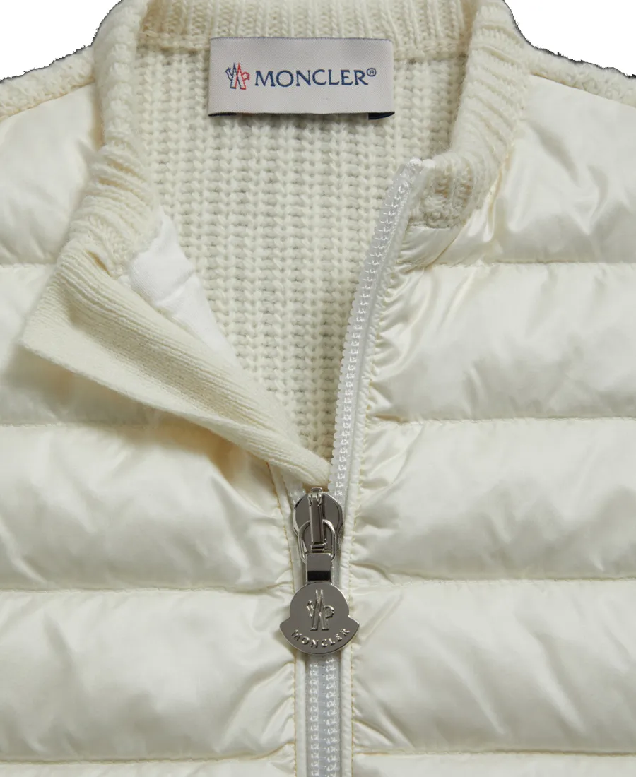 Padded Wool Cardigan