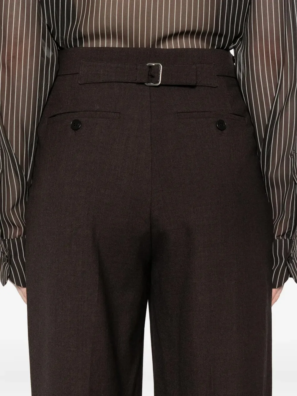Straight-Leg Casual Pants